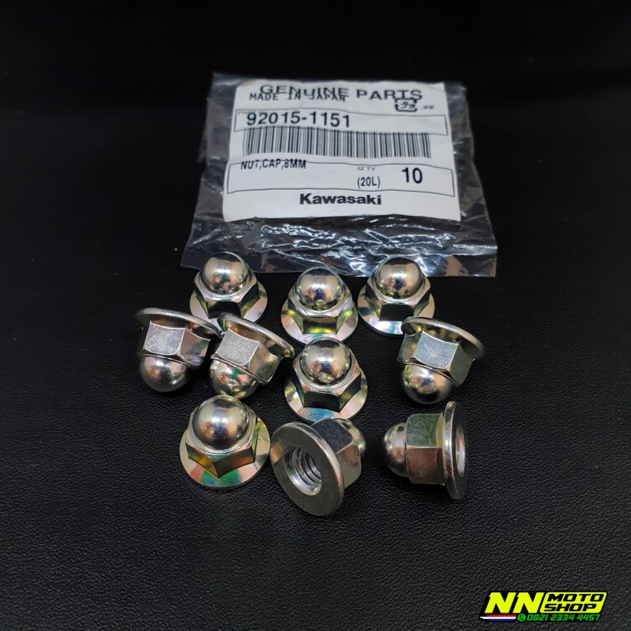 Jual Mur Topi Blok Head Ninja 150 R RR Original Kawasaki/mur head mur