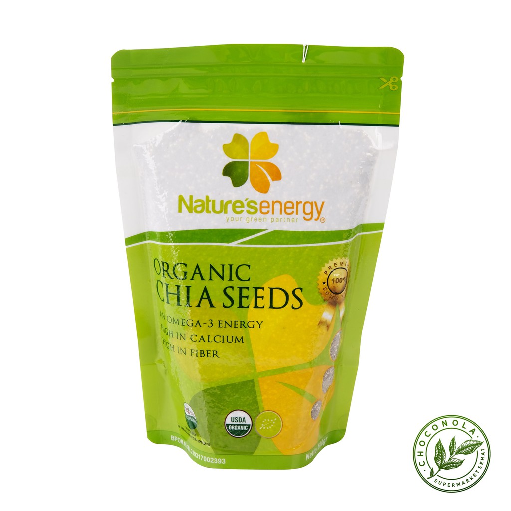Jual Nature's Energy Organic Chia Seeds 500g (Chiaseeds Chiaseed Seed