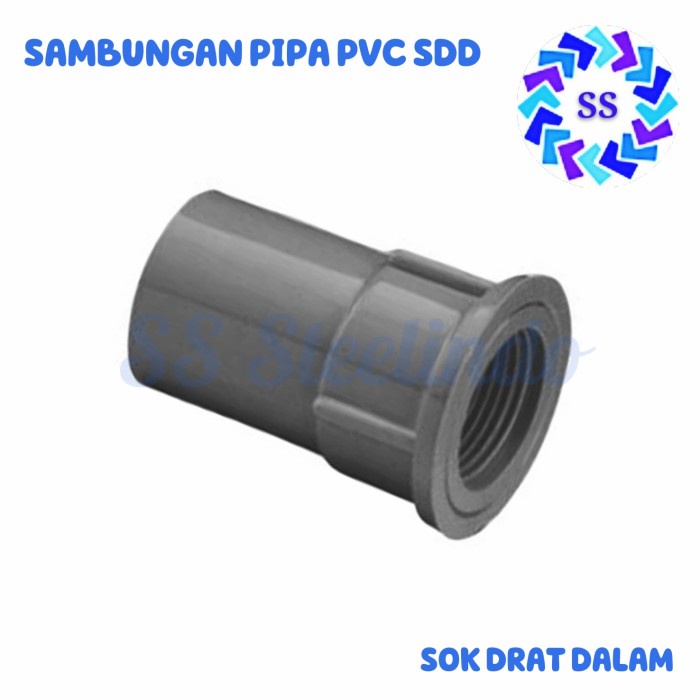 Jual Fitting Sambungan Pipa Pvc Rucika Power Sdd Aw Tebal Sok Drat