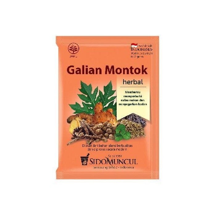 Jual Jamu Herbal Sidomuncul Galian Montok Shopee Indonesia