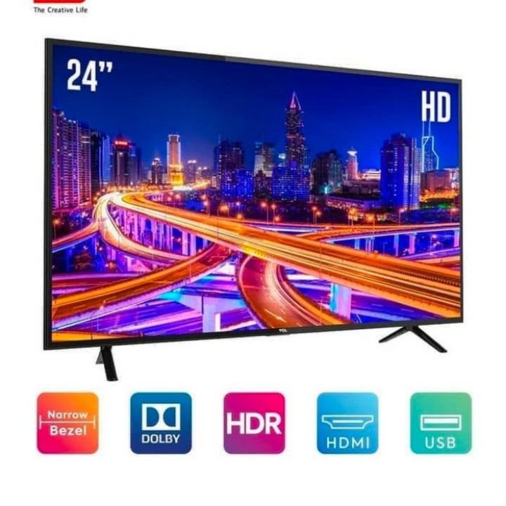 Jual TV LED 24 INCH TCL 24B5 LED TV 24 INCH HD READY ( Khusu Wilayah ...