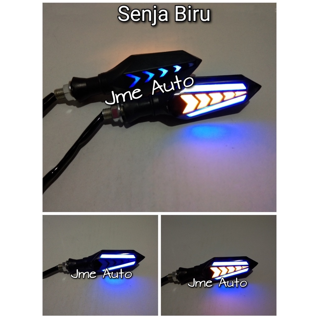 Jual Lampu Sein Motor LED Running 2 Sisi Universal Lampu Sen Motor LED ...