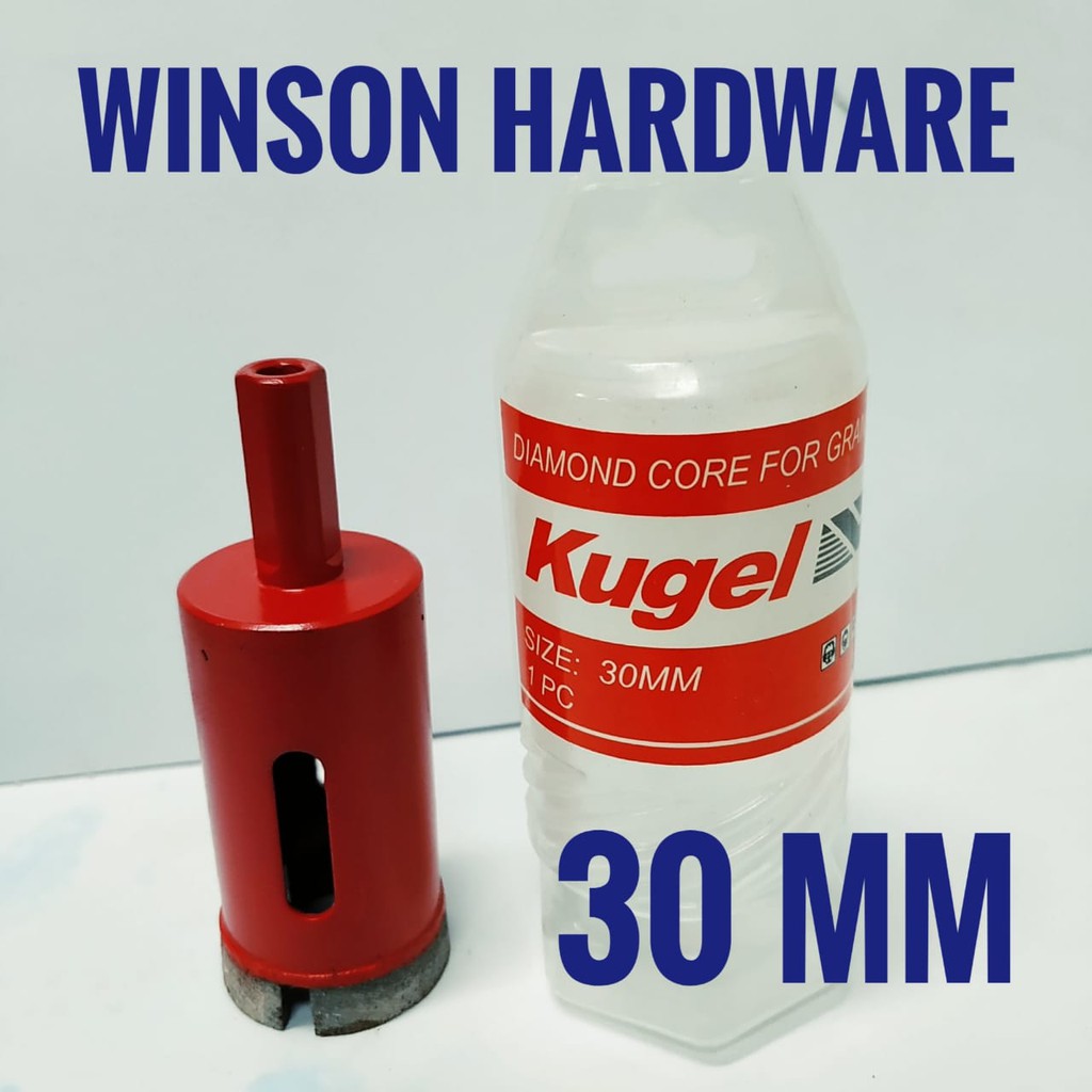 Jual Holesaw Granit 30mm KUGEL Hole Saw Diamond Core Granite Keramik 30