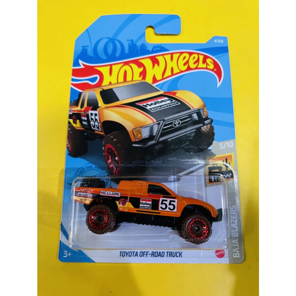 Hot Wheels – Toyota Off-Road Truck Orange – échelle 1/64 – Baja Blazer 3/10 – Série 4/250 – Véhicule De Collection