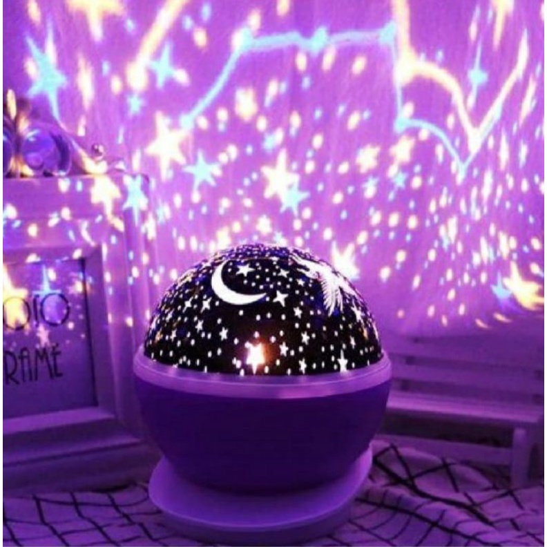 Jual Lampu Tidur Proyektor Bulat Bulan Bintang Star Moon Star Master Model Bulan Bintang