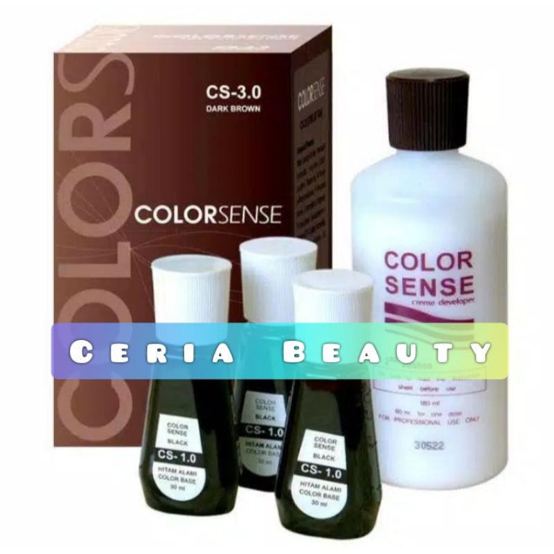 Jual Color Sense 1.0 / 1.1 / 3.0 / Cat Rambut Tutup Uban Color Sense ...
