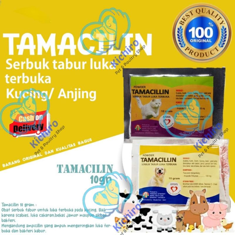 Jual Tamacillin Powder 10 gram Tamasindo Tamacilin Obat Serbuk Tabur ...