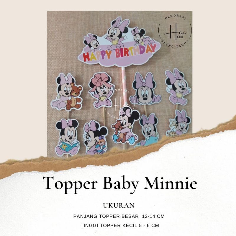 Jual Topper Baby Minnie mouse | Shopee Indonesia
