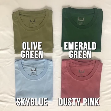 Kaos Polos Lengan Pendek Cotton Combed 30S