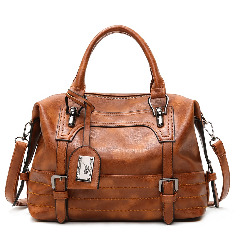 Jual TAS SELEMPANG WANITA PREMIUM KOREA BRANDED KULIT COKLAT OCTAVIA