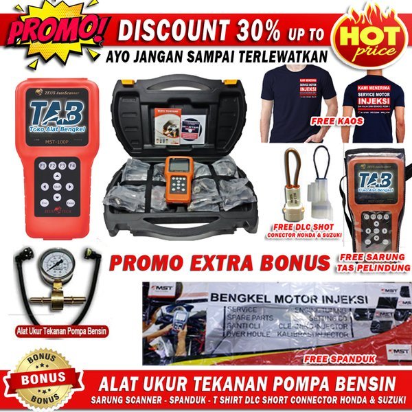Jual Scanner Motor Zeus MST100P Full Brand Motor /+ Motor KAWASAKI