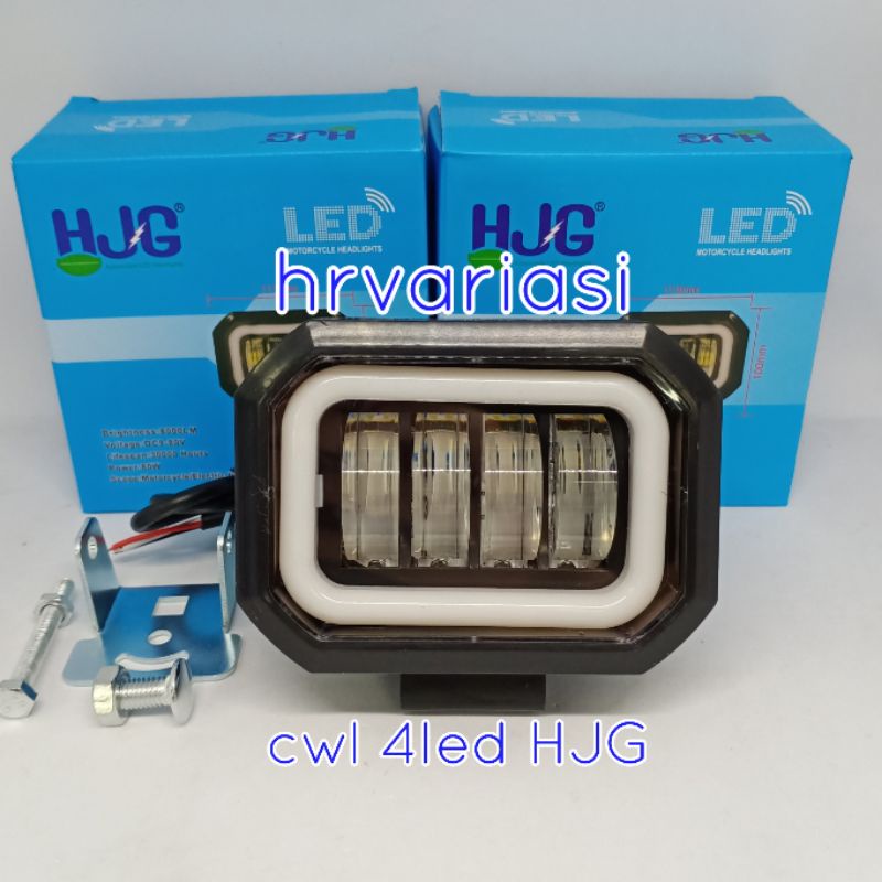 Jual Lampu Tembak Led daymaker 3Led 60W HJG/4Led HJG 80W Kotak-Bulat ...