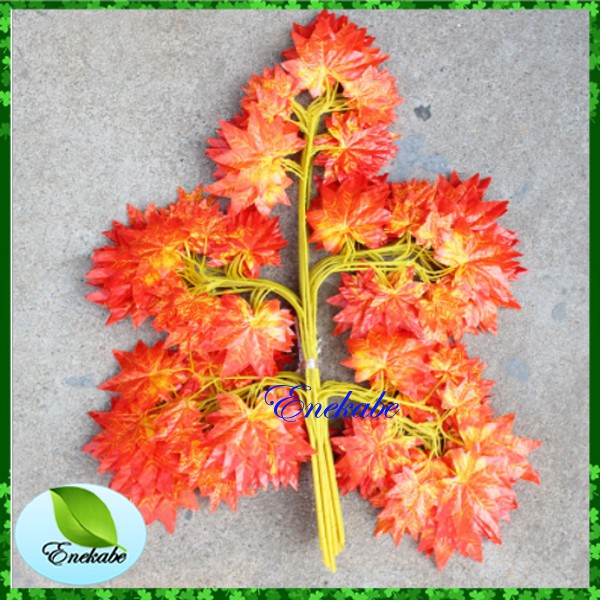 Jual Daun Maple MURAH CABANG 5 maple plastik 1 pieces daun mapel