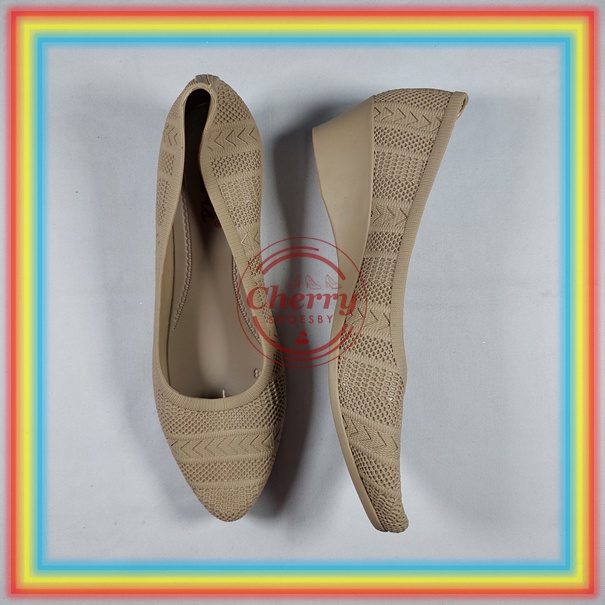 Jual 0202-3 Sepatu Jinjit 5cm Wanita Karis Wedges Jelly Shoes Cewek ...