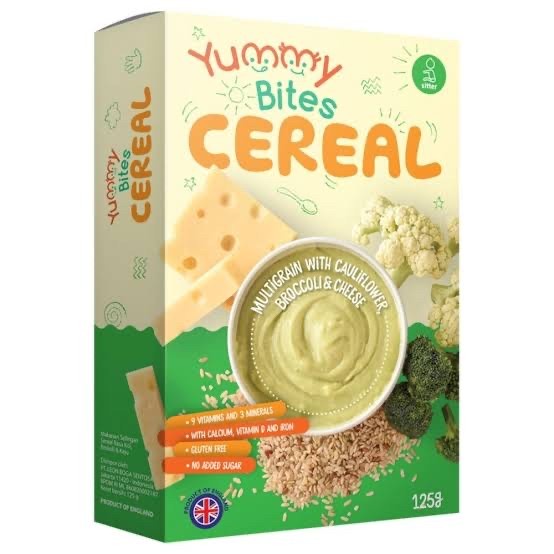 Jual Yummy Bites Cereal Multigrain With Cauliflower, Broccoli & Cheese