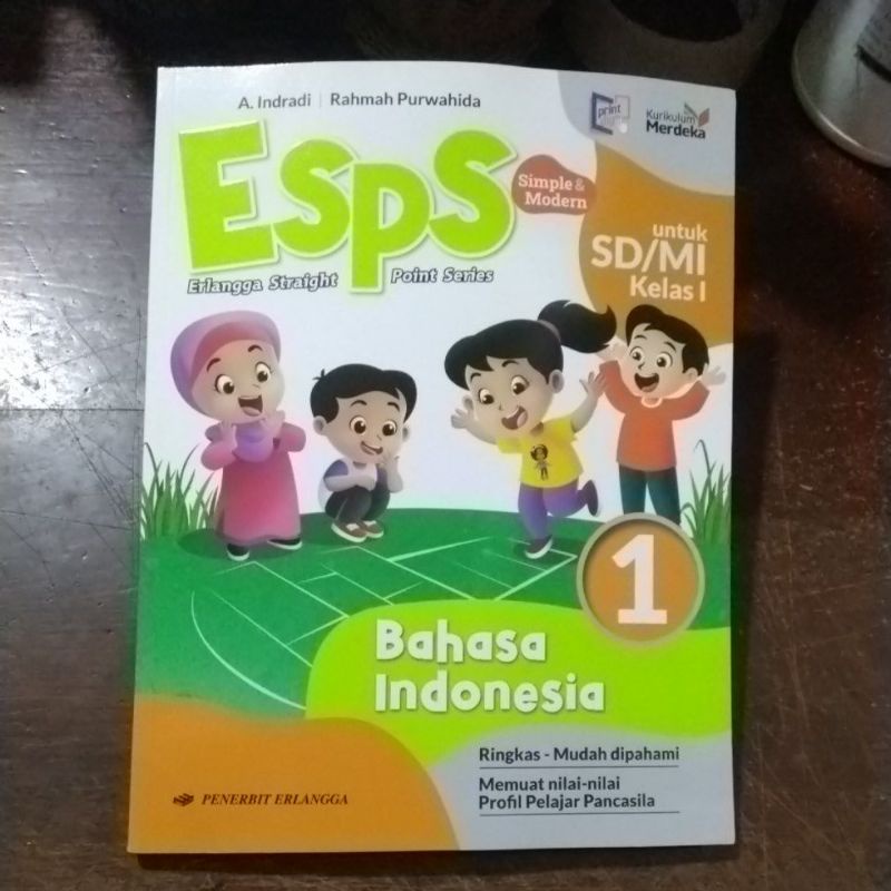 Jual Kelas 1 SD/MI ESPS Bahasa Indonesia Kurikulum Merdeka | Shopee ...