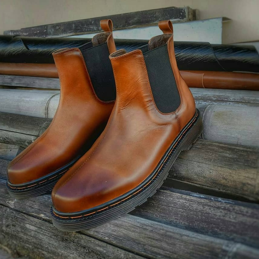 Jual Sepatu Boots Pria Casual Sepatunisme Chelsea Boots Sepatu Boots ...