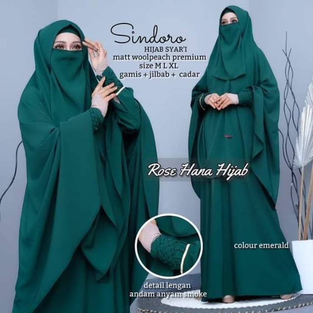 Jual Gamis Jumbo Gamis Syari Gamis Set Khimar Plus Cadar Gamis  