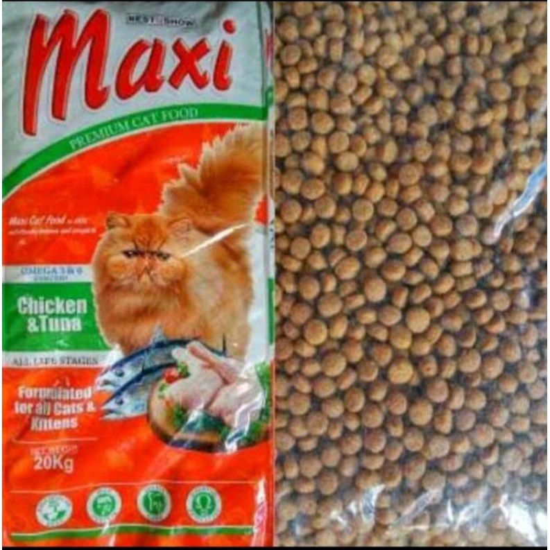Jual Maxi cat repack 1kg makanan kucing maxi cat repack | Shopee Indonesia