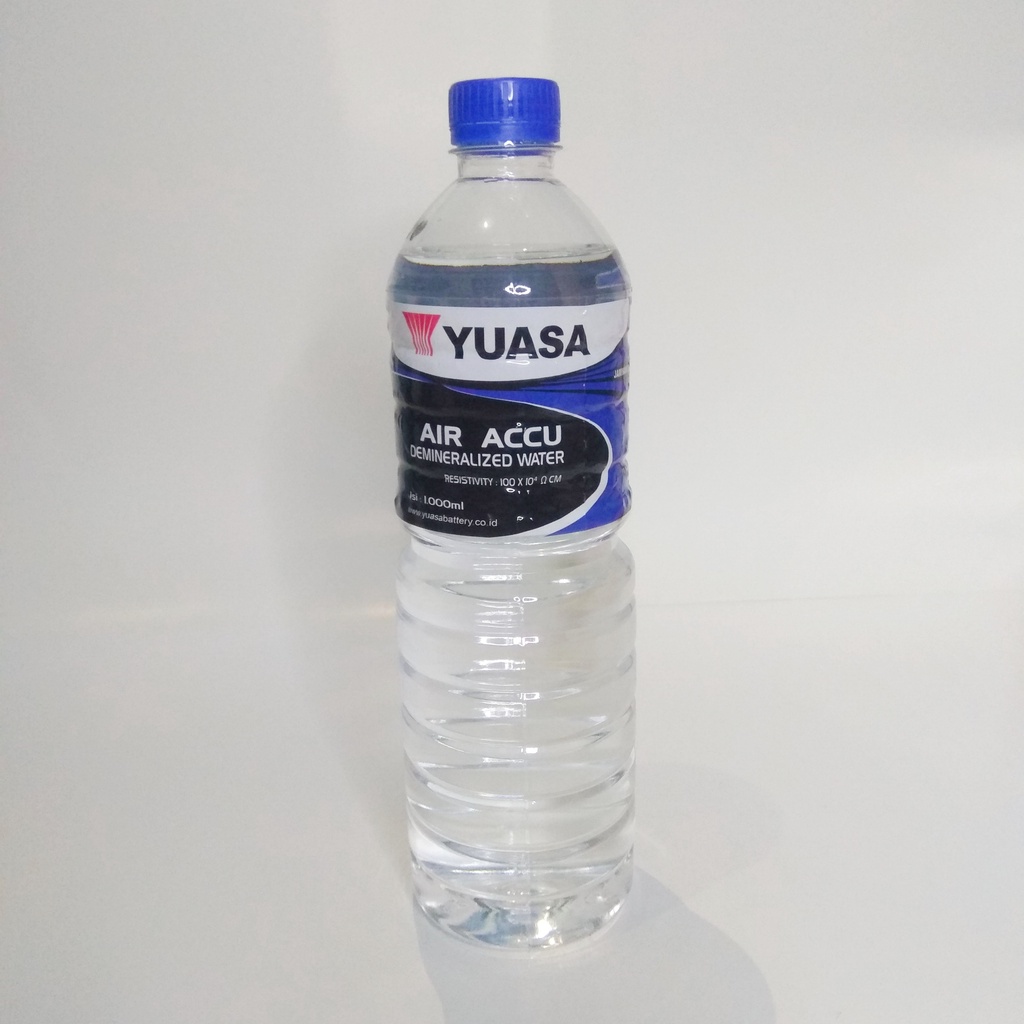 Jual Air Aki Tambah Air Accu Yuasa Tutup Biru Botol 1liter Shopee Indonesia 7491