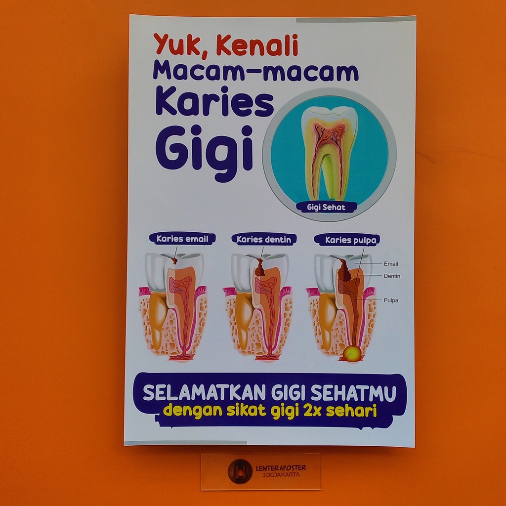 Jual Termurah Poster Kesehatan Poster Gigi Poster Mengenal Macam