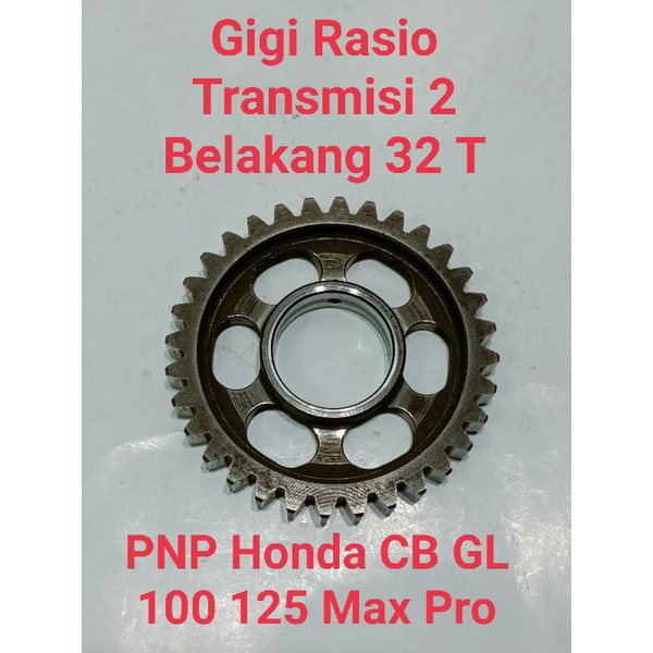 Jual Gigi Rasio 2 CB GL 100 125 Max Pro Cdi Series Original Mata 32 T ...