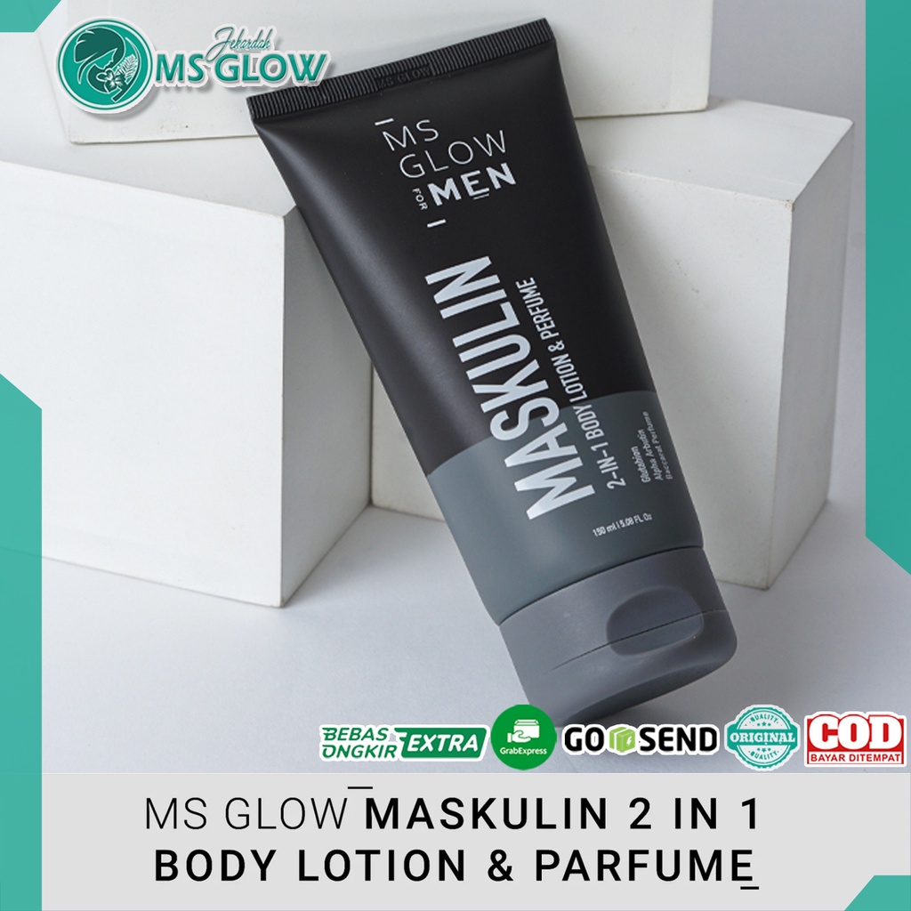 Jual Body Lotion MS GLOW MEN / MS GLOW FOR MEN Maskulin 2in1 Shopee