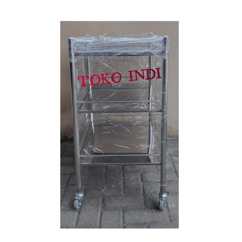 Jual Meja Instrumen 3 Tingkat Rumah Sakit,Klinik,Praktek/Troly ...