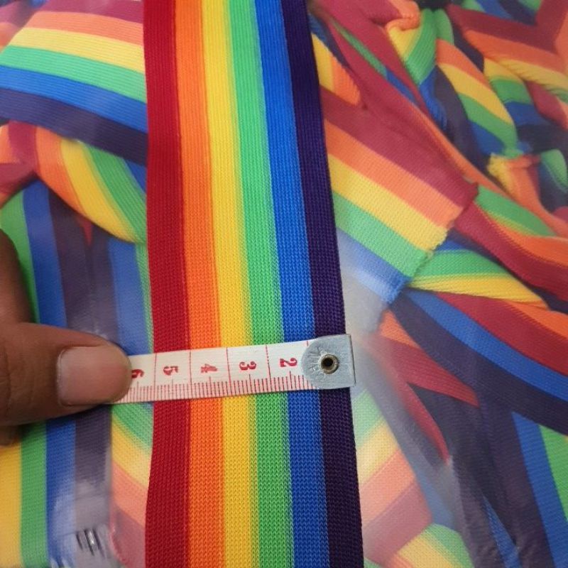 Jual pita Rip Rainbow lebar 5cm | Shopee Indonesia