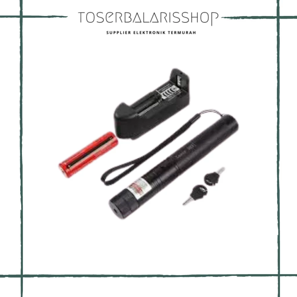 GREEN LASER POINTER 303 / green laser batrai cas / green laser murah | AutoStock
