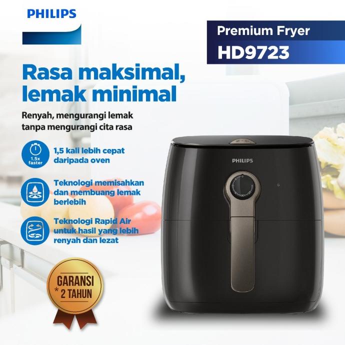 Jual Philips Air Fryer Turbo Star HD9623 10 HD9623 EX DISPLAY TOKO stok melimpah Shopee Indonesia