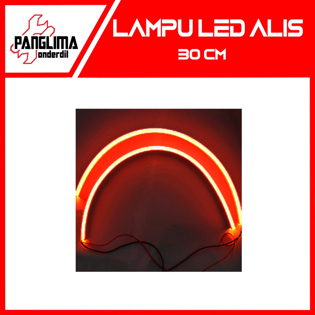 Jual Lampu LED Alis 15 30 CM Mode Diam LED Variasi DRL Elastis-Flexible ...