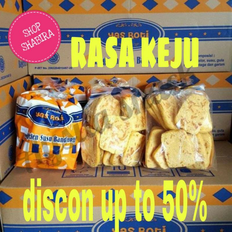 Jual roti kering bagelen 1 dus murah isi 4 rasa keju Yas roti | Shopee ...