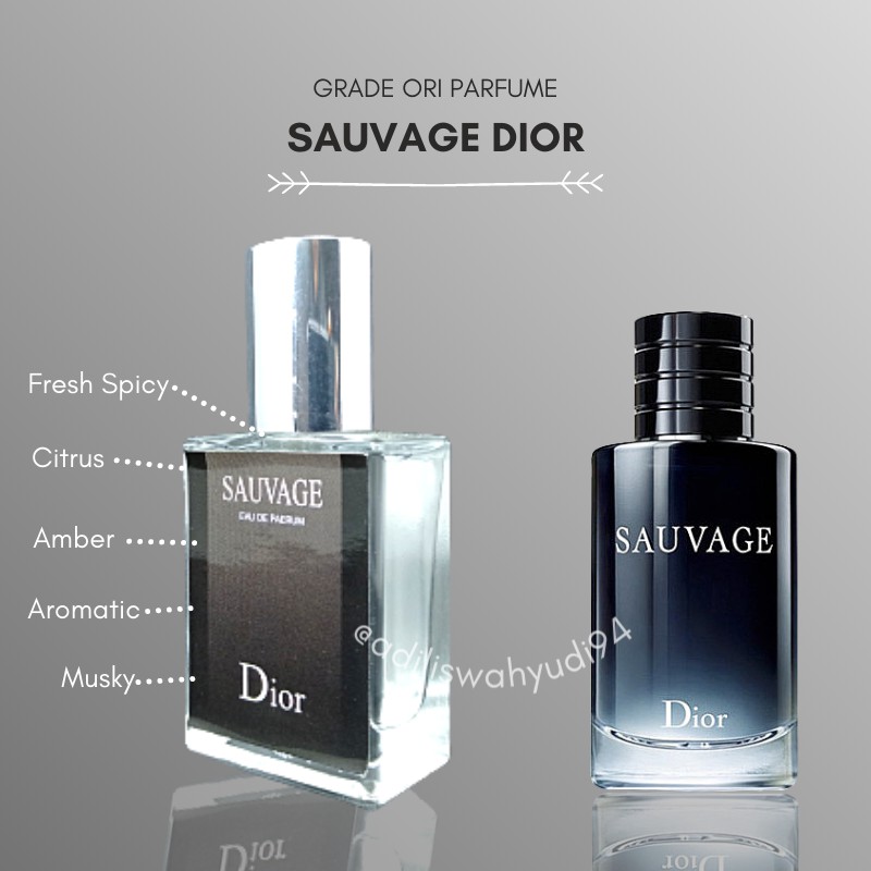 Jual Parfum SAUVAGE DIOR Original eau de parfum pria wanita cowok