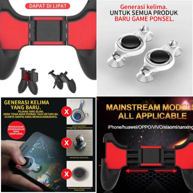 Jual Game Handler & JOYSTICK Original KINO untuk Mobile Legend Aov ...