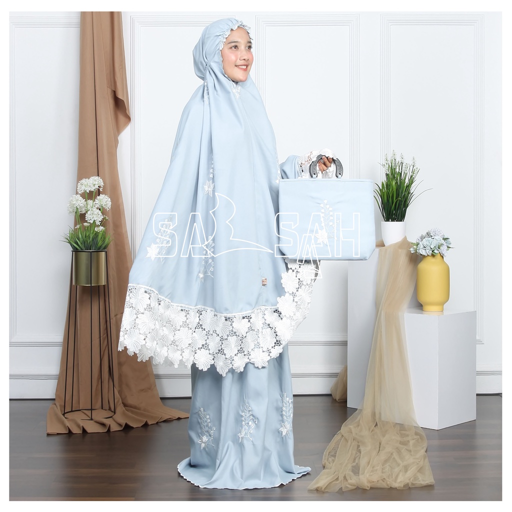 Jual Mukena Rayon Premium Mukena Bordir Mewah 2024 Terbaru | Shopee ...