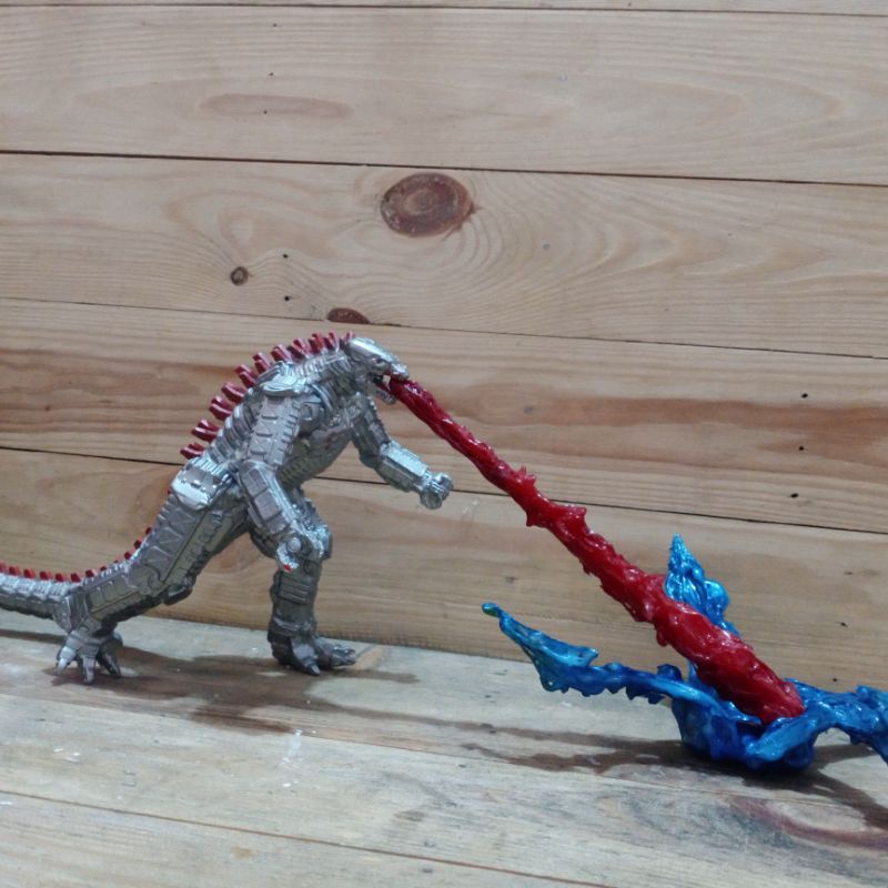 Jual recast figure mecha godzilla 2001 atomic beam semburan api fire ...