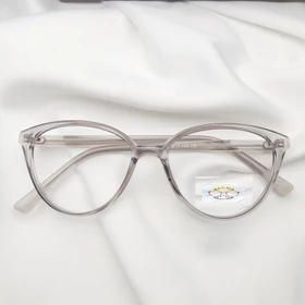 Frame KacamaTa Wanita CeweK Cat Eye 608 Lensa Minus Plus Cylinder Anti Radiasi BluEray