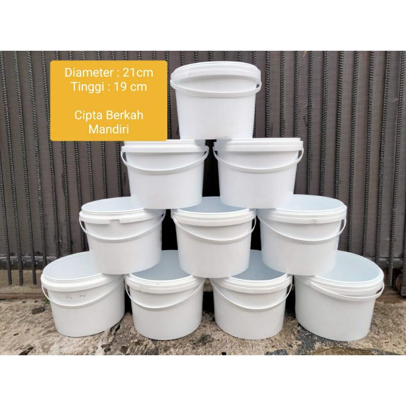 Jual Ember Bekas Makanan 5kg Ember Plastik Bekas selai 5kg Ember Bekas