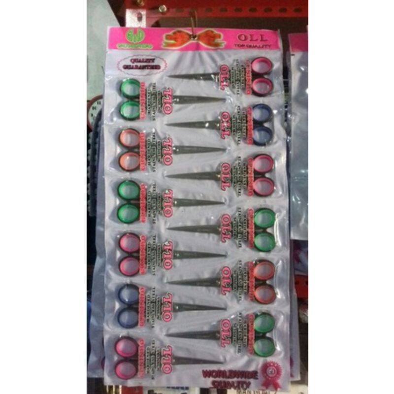 Jual [1 rtg] gunting kertas warna GUNINDO renteng ukuran tanggung isi ...
