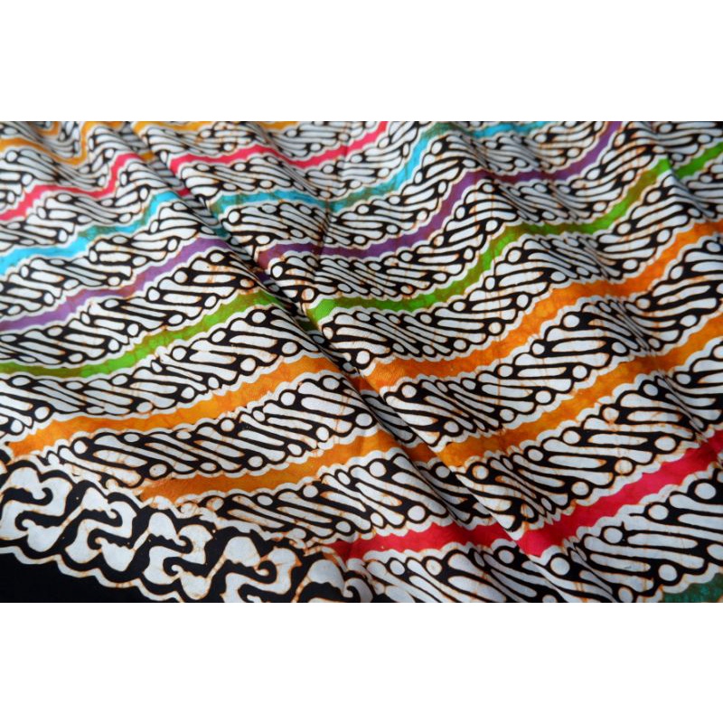 Jual READY Kain Batik Cap Asli Proses Tolet Pecah Motif Lereng Kesit ...