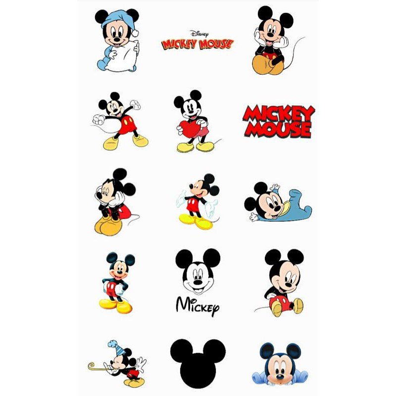 Jual STIKER DISNEY MICKEY MOUSE 35 PCS | Shopee Indonesia