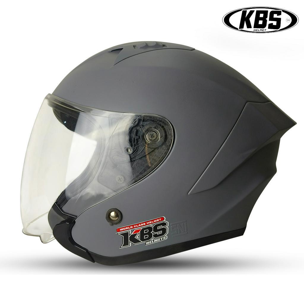 Jual Helm Half Face KBS HAKAI KYRZ GORILLA GREY / HELM PREMIUM UNTUK