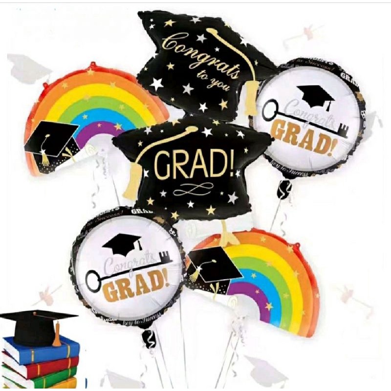 Jual Balon Foil Graduation Besar Jumbo Balon Wisuda Balon Graduation Shopee Indonesia