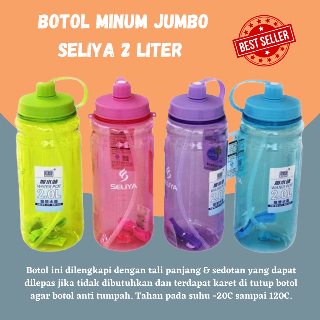 Jual TERBARU!!!!! Botol Minum Besar 2000 ml SELIYA - Big Watter Bottle ...