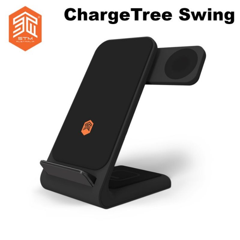 Jual STM 3in1 Docking Wireless Station Charge Tree Swing BLACK | Shopee ...