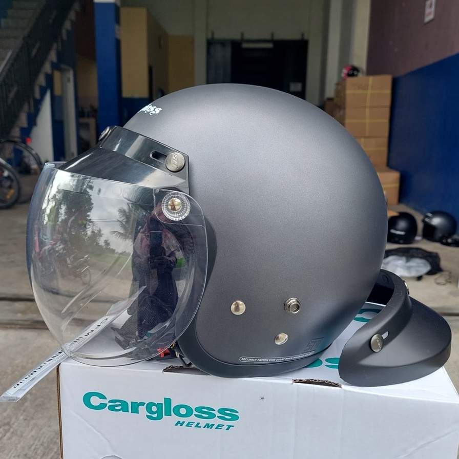 Jual Helm cargloss original hitam, hitamdof, army Doff | Shopee Indonesia