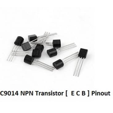 Jual C9014 NPN Transistor E C B Pinout Er~1392 | Shopee Indonesia