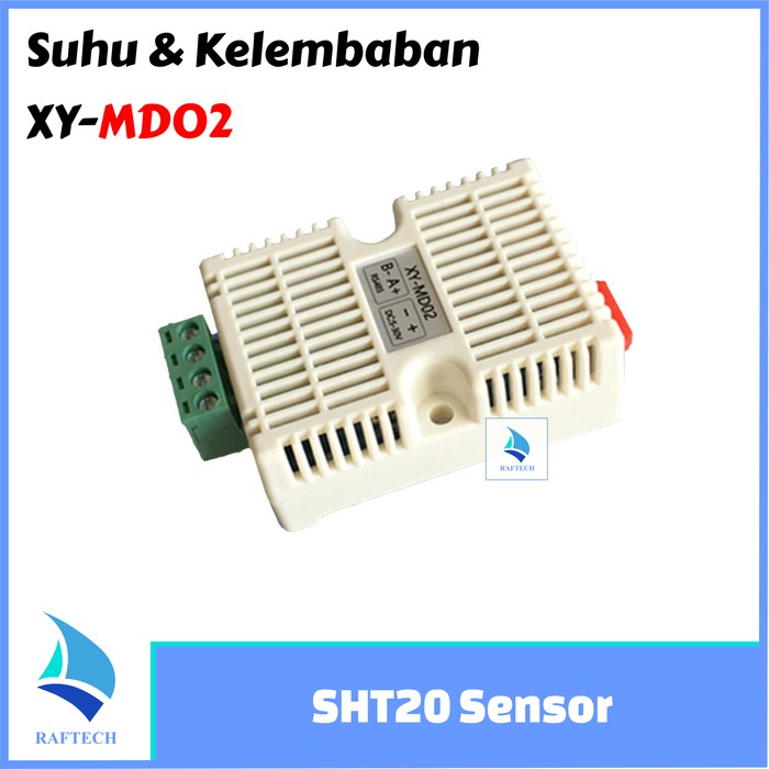 Jual Temperature And Humidity Transmitter Modbus Sht20 Sensor Xy Md02