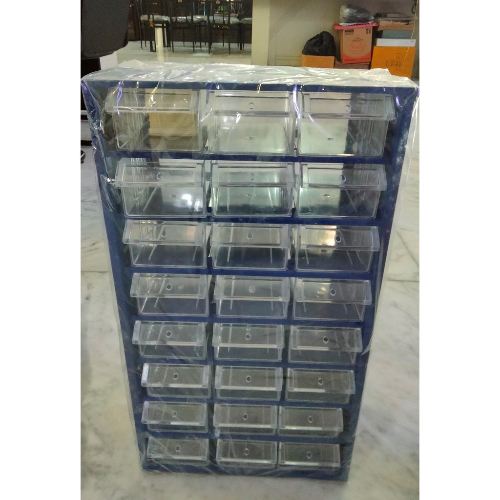 Jual RAK KOMPONEN SERBAGUNA ORGANIZER 24 SLOT RAACO RACCO RAKO RAK BESI ...